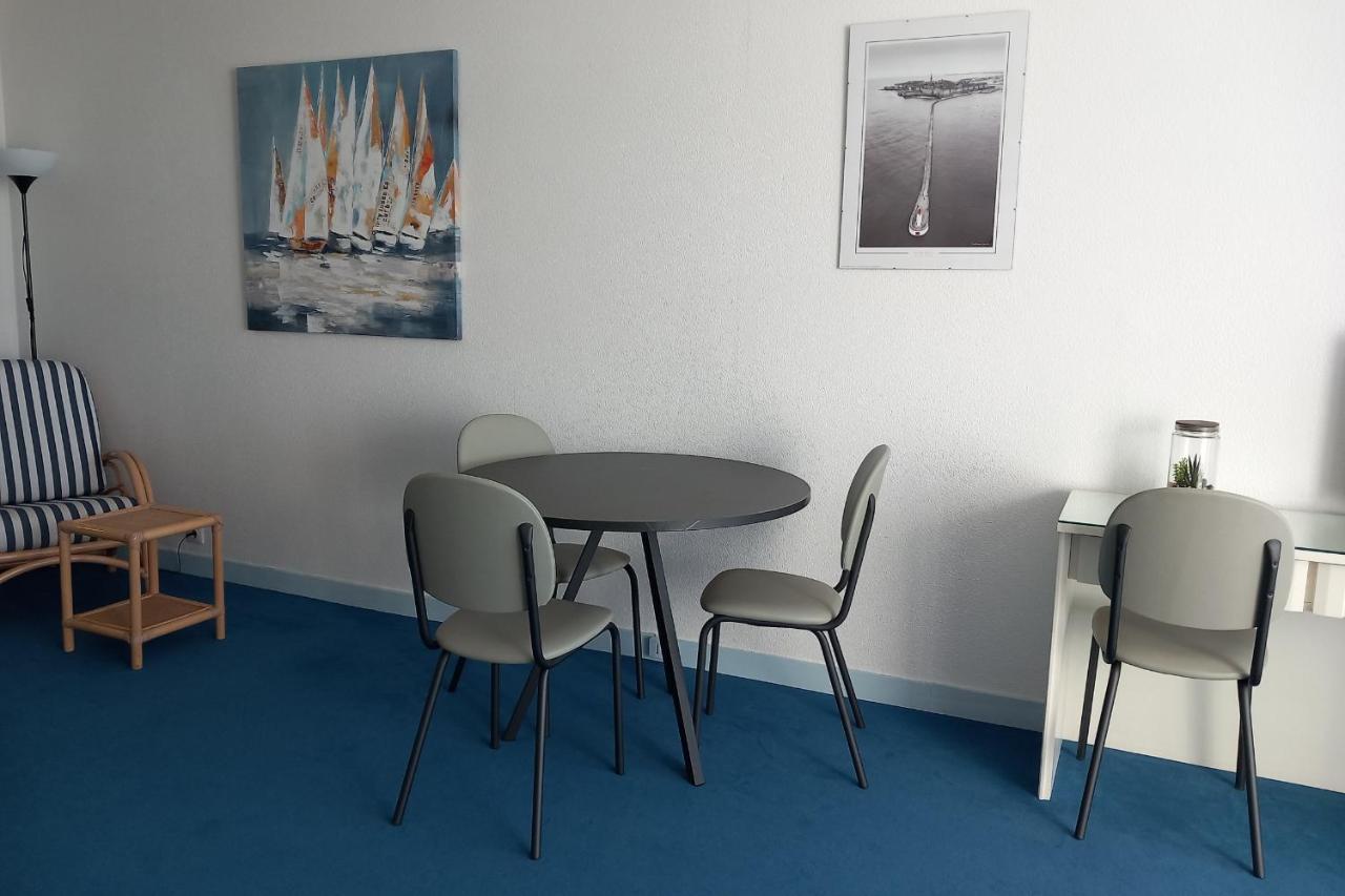 Grand Studio Vue Mer Dans Residence Des 3 Iles Pres De La Thalasso Quiberon Buitenkant foto