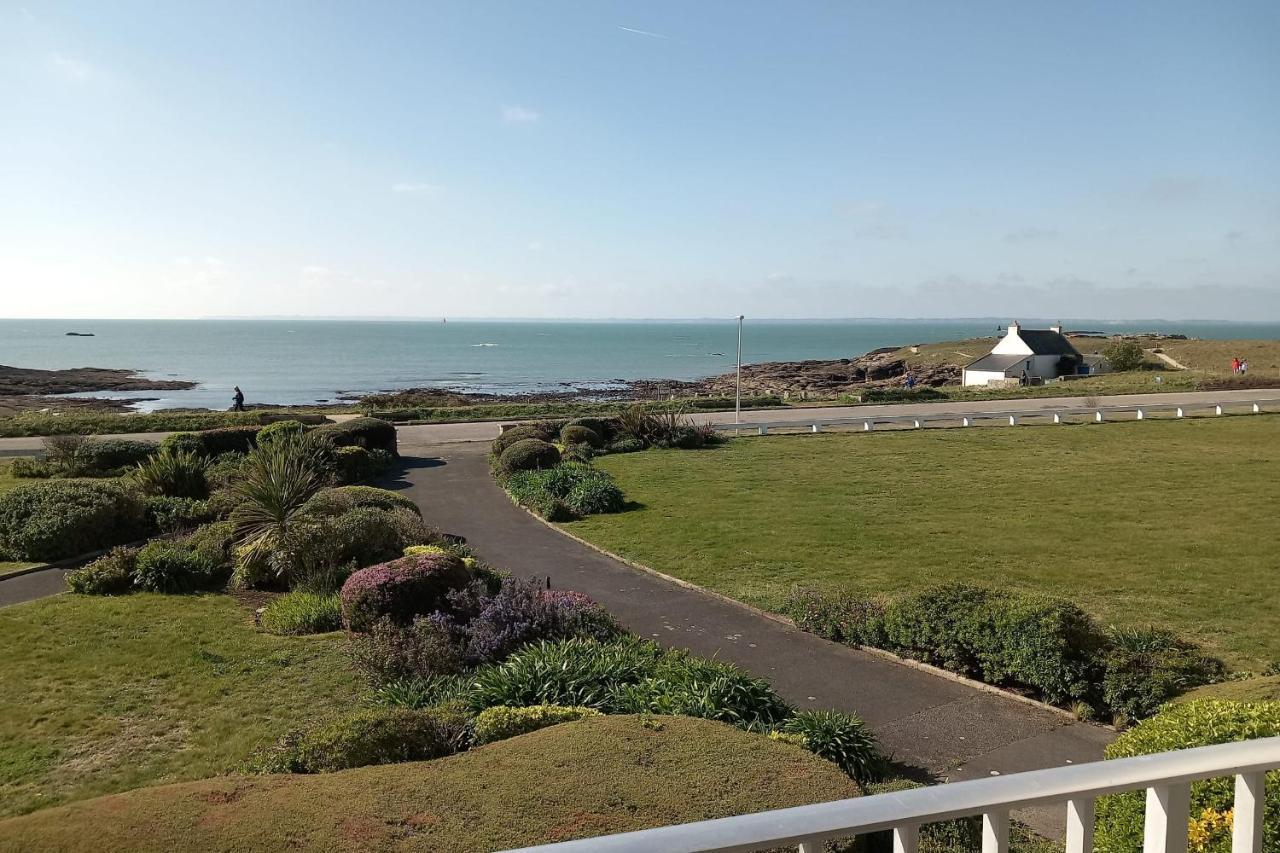 Grand Studio Vue Mer Dans Residence Des 3 Iles Pres De La Thalasso Quiberon Buitenkant foto
